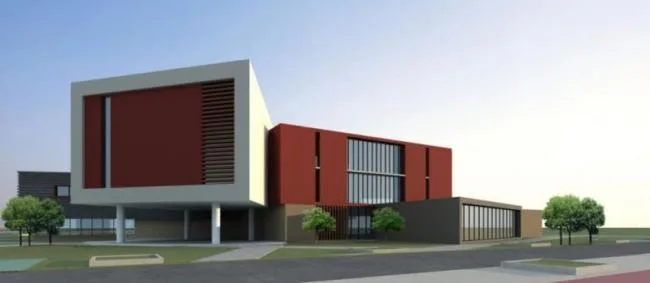 Sketchup文化模型|多层文化宫，文化建筑，现代风格