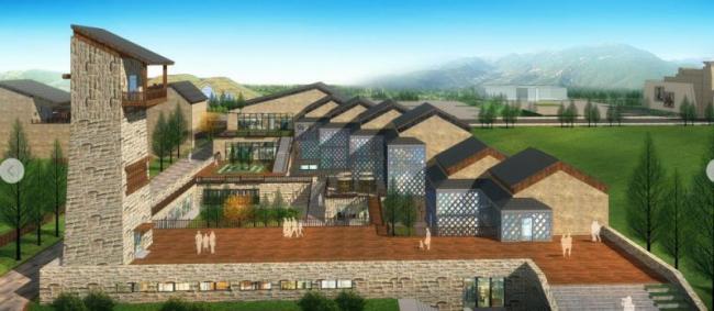 Sketchup商业模型|多层商业街，现代中式风格