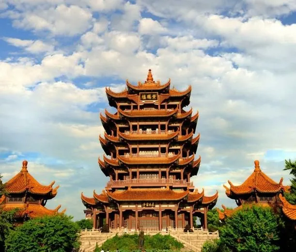 Sketchup古建筑模型|多层阁楼，黄鹤楼，中式风格，古建