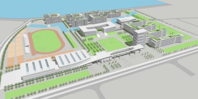 Sketchup学校模型|多层学校，校园教育建筑，现代风格