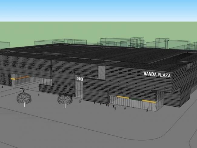 Sketchup商业模型|多层商场，现代风格