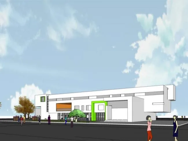 Sketchup学校模型|多层幼儿园学校，校园教育建筑，现代风格