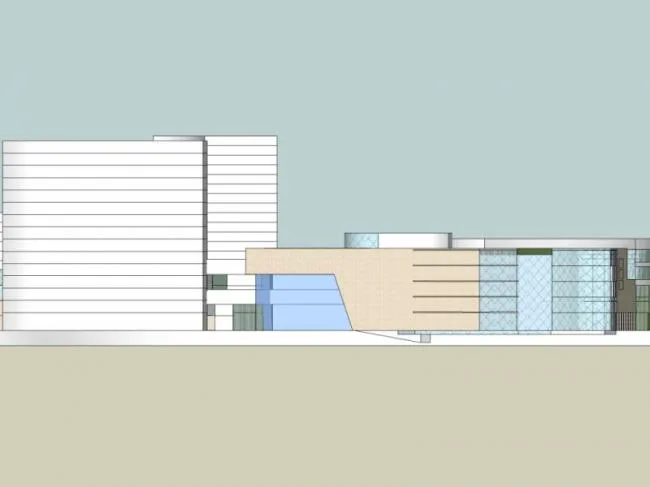 Sketchup酒店模型|多层酒店，现代风格