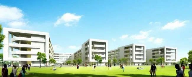 Sketchup学校模型|多层学校，校园教育建筑，现代风格