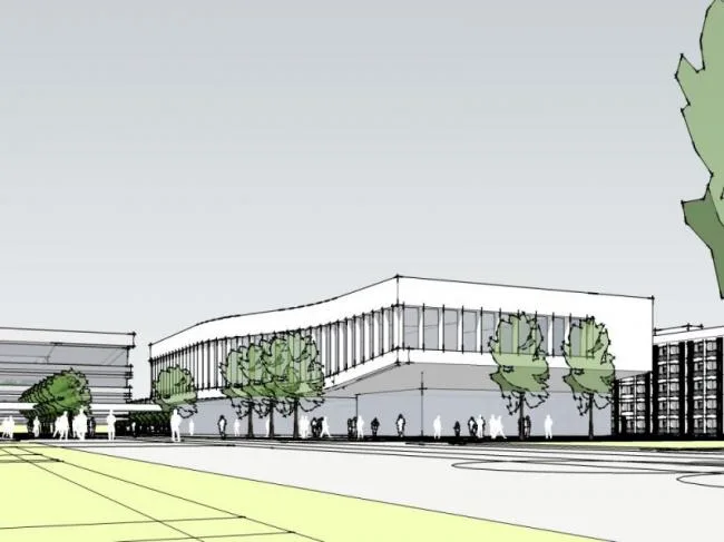 Sketchup学校模型|多层学校，校园教育建筑，现代风格
