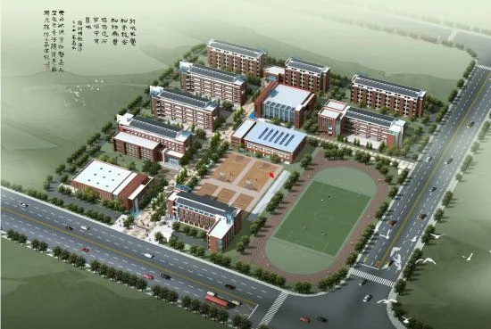 Sketchup学校模型|多层学校，校园教育建筑，现代风格