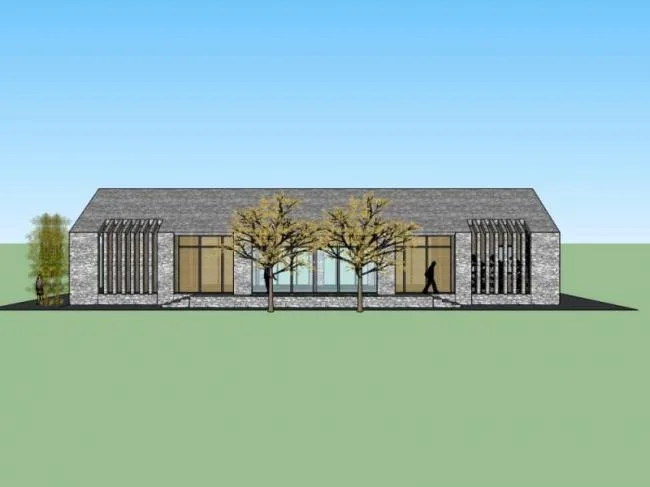 Sketchup住宅模型|住宅，坡屋顶，现代风格