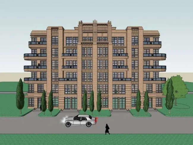 Sketchup住宅模型|多层住宅，欧式风格，居住建筑，古典风格