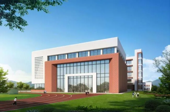 Sketchup学校模型|多层小学学校，校园教育建筑，现代风格