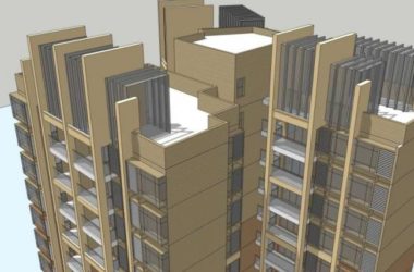 Sketchup住宅模型|超高层住宅，居住建筑，古典风格-BIM建筑网