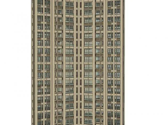 Sketchup住宅模型|超高层住宅楼，古典风格
