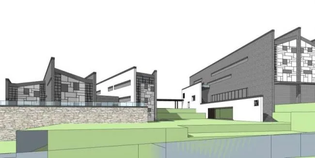 Sketchup文化模型|多层博物馆，文化建筑，中式风格