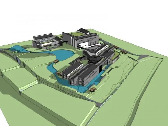 Sketchup文化模型|多层博物馆，文化建筑，中式风格