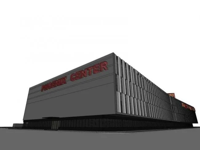 Sketchup综合体模型|多层商业综合体，办公，酒店，现代风格