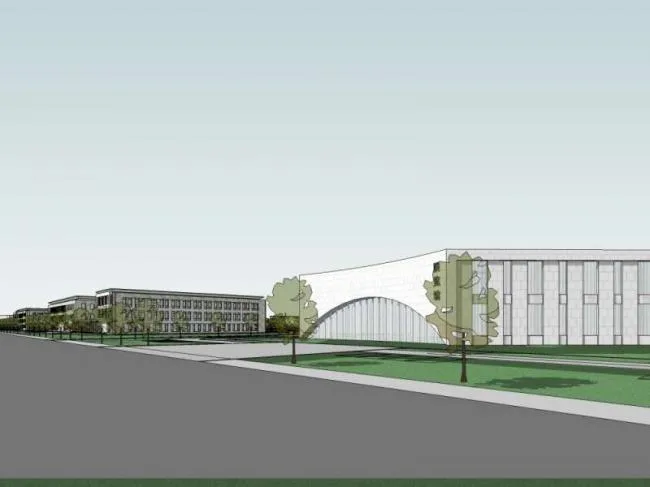 Sketchup文化模型|多层展览馆，文化建筑，现代风格