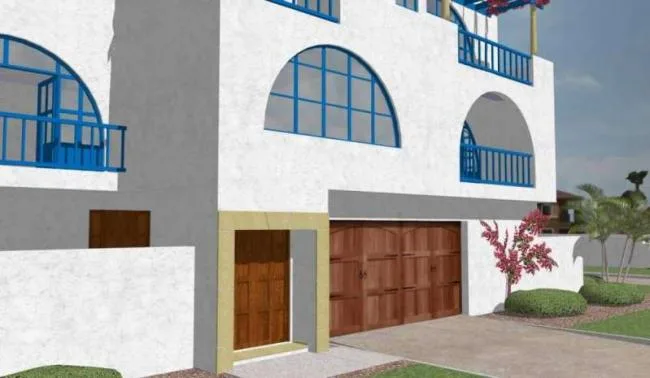 Sketchup住宅模型|多层住宅，欧式古典风格