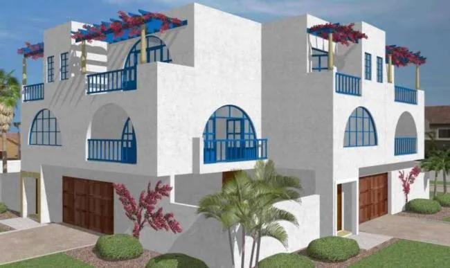 Sketchup住宅模型|多层住宅，欧式古典风格