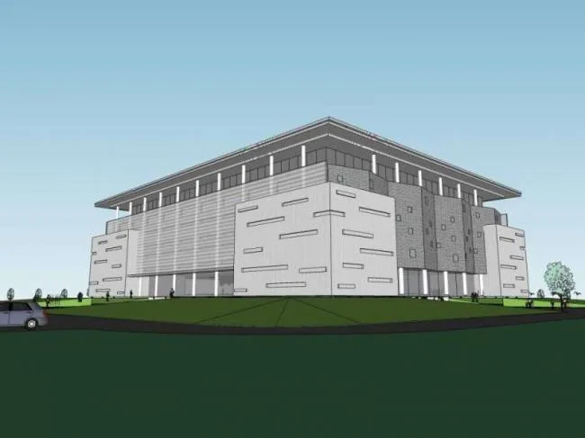 Sketchup学校模型|多层学校教学楼，校园教育建筑，现代风格