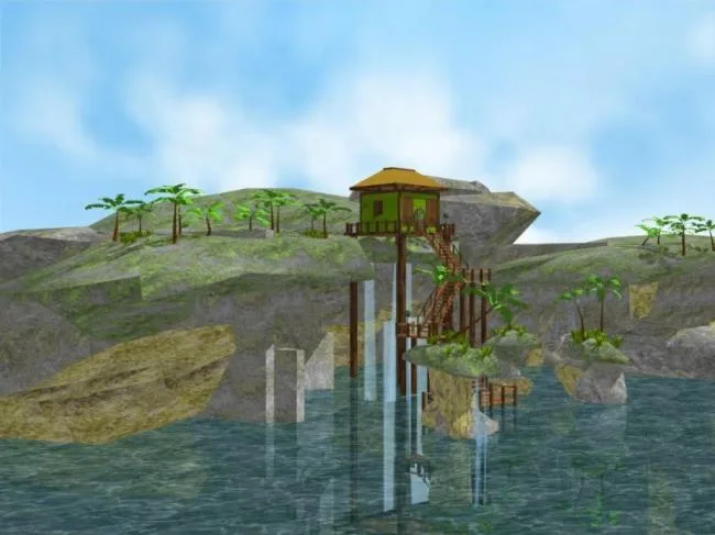 Sketchup景观模型|别墅景观，现代风格