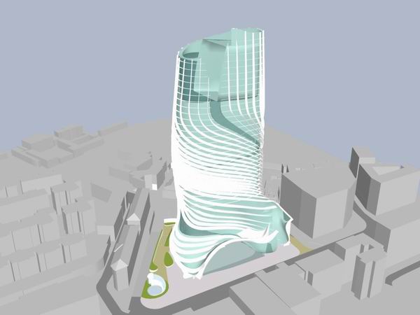 Sketchup酒店模型|超高层酒店，现代风格