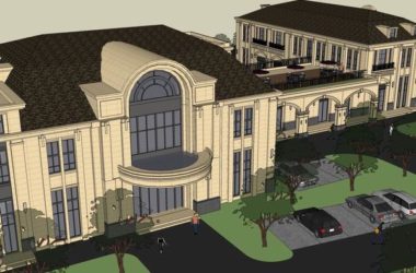 Sketchup住宅模型|多层会所，法式古典风格-BIM建筑网