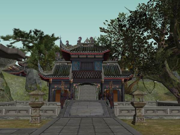 Sketchup古建筑模型|多层古建场景，中式风格 ，古建