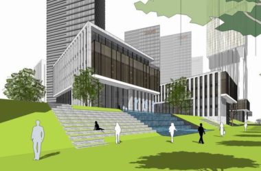 Sketchup综合体模型|超高层办公楼，酒店，商业，综合体，现代风格-BIM建筑网