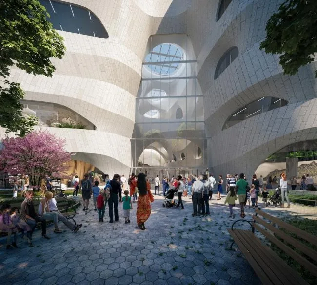 BIM建筑|Studio Gang 新作美国天然汗青博物馆扩建项目在纽约动工