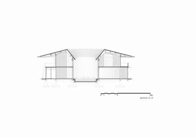 BIM建筑|四川安仁OCT“水西东”林盘文化交换中间 / 上海创友邦际建筑设计