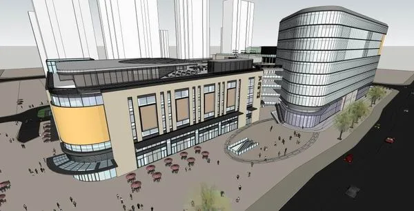 Sketchup酒店模型|高层酒店方案，商业，现代风格