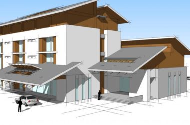 Sketchup医院模型|多层都江堰医院，医疗，现代中式风格-BIM建筑网