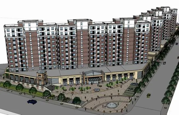 Sketchup住宅模型|多层住宅，古典风格