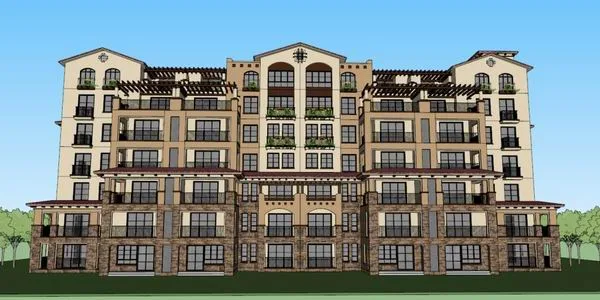 Sketchup住宅模型|多层住宅，西班牙古典风格