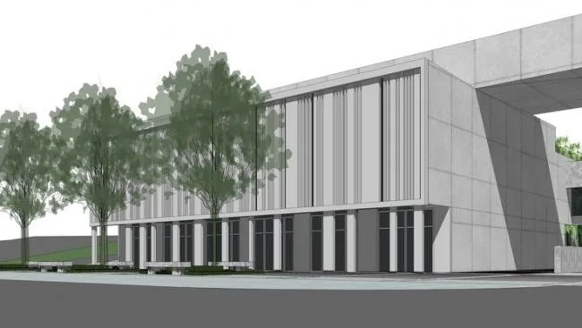 Sketchup文化模型|多层展馆，广场景观设计，文化建筑，现代风格