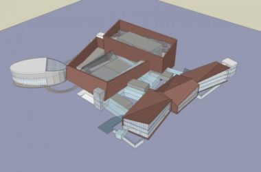 Sketchup文化模型|大剧院，影剧院，多层，现代风格，文化建筑-BIM建筑网