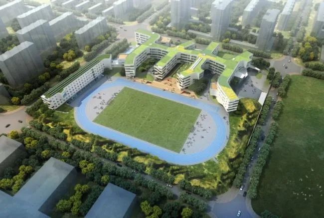Sketchup学校模型|多层学校，校园教育建筑，现代风格