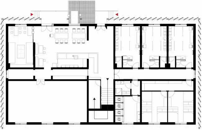 BIM建筑|小也山谷平易近宿·延庆 / 阿穆隆设计工作室
