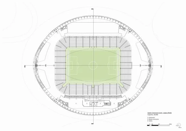 BIM建筑|仿佛海上扬起的船帆：2022年世界杯主赛场 / 扎哈·哈迪德建筑事务所
