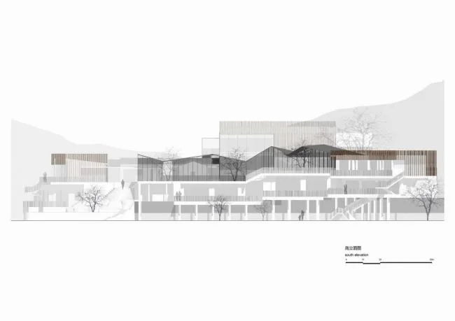 BIM建筑|茂林清泉，焚喷鼻喝茶：茶言不雅舍 / 是合设计工作室