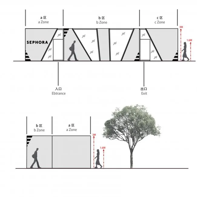 BIM建筑|沉醉式的趣玩空间：丝芙兰品牌概念展现空间设计 l 璞达（武汉）建筑设计