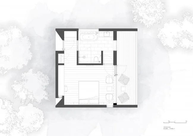 BIM建筑|板屋酒店 l 休耕建筑