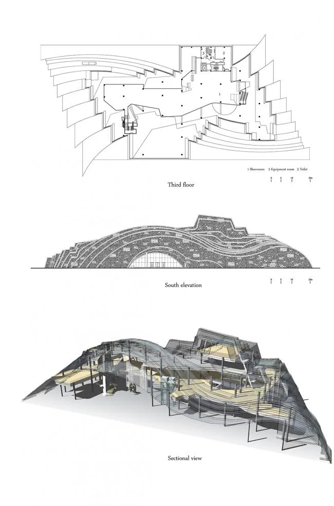 BIM建筑|柳州奇石展览馆丨天津年夜学建筑计划设计研讨总院，张华传授工作室