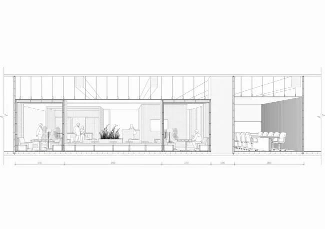 BIM建筑|回于天然——高楼中的结合办公设计 / UDS 誉都思建筑咨询有限公司