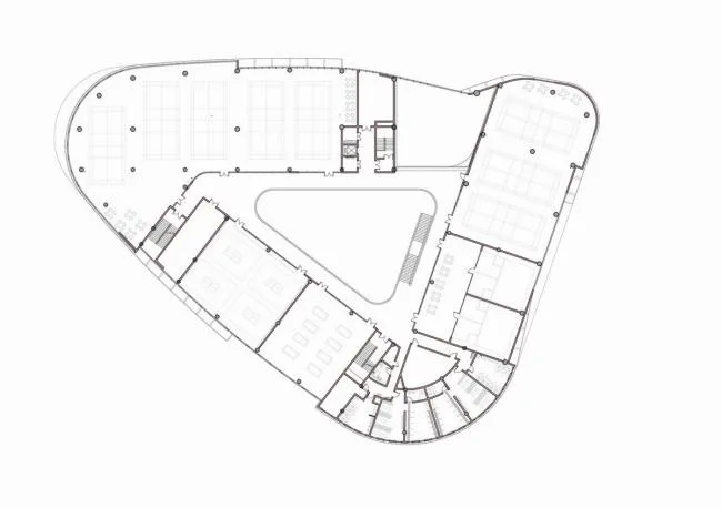 BIM建筑|天高海阔，如同年夜海上翻腾的白色巨浪：如东体育中间 / 同济年夜学建筑设计研讨院