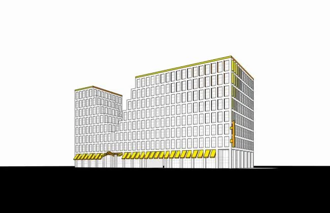 BIM建筑|荒凉丛生中的红色“山谷”：485 Marin 室第楼
