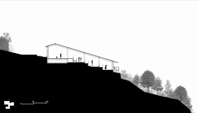 BIM建筑|邻接峡谷，融进聚落：黑竹沟禅驿精品酒店招待中间 / 研筑舍建筑设计