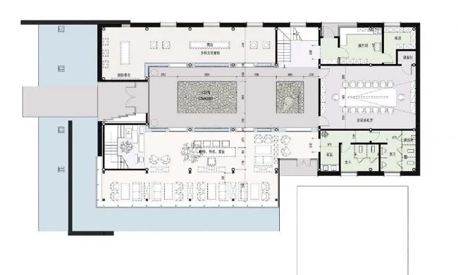 BIM建筑|七鹤山•村落客堂 / 中国美术学院景致建筑设计研讨总院