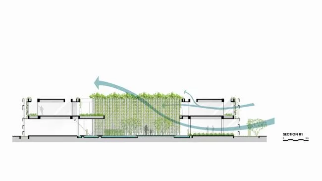 BIM建筑|千寻丛林瀑布倾注而下的光影空间：Naman 温泉会所 / MIA Design Studio