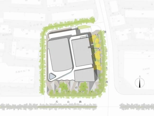 BIM建筑|现代轻透与传统厚重融合的美感：上海虹桥艺术中间 / BAU