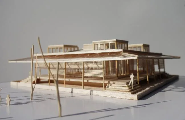 BIM建筑|村落静夜里的一盏路灯：Kaeng Krachan 藏书楼 / Junsekino architects and Design